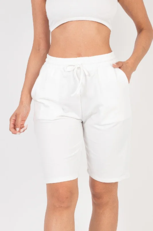 Inspired By You, Designed For You FASHNZFAB Women's French Terry Bermuda Shorts