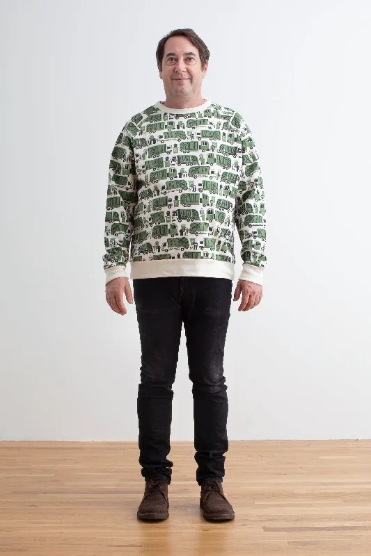 Limited Stock, Big Sale Adult Sweatshirt - Garbage & Recycling Green